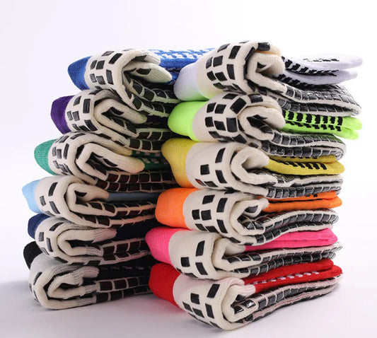 Anti slip soccer socks